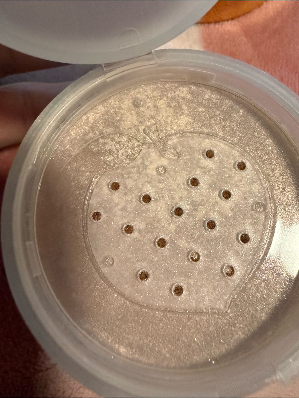 Awesome Too Faced PEACH TINSEL Peaches + Cream Loose Sparkling Powder - Picture 7 of 10